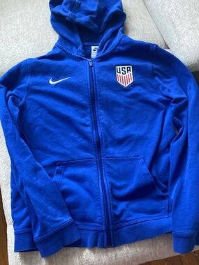NIKE USA 🇺🇸 STATES zip up hoodie adult small or kids XL